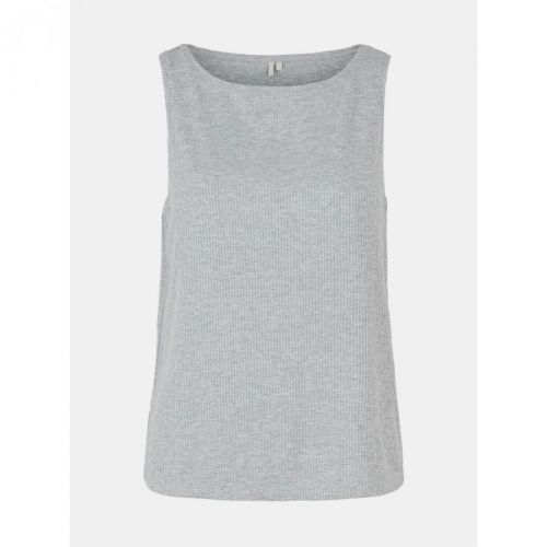 Šedé tílko Pieces Litty - Dámské