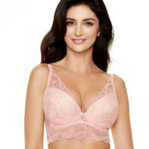 Charlize / PG1 push-up half-corset - pink