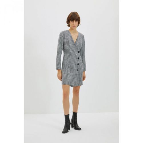 Trendyol Black Buttoned Dress