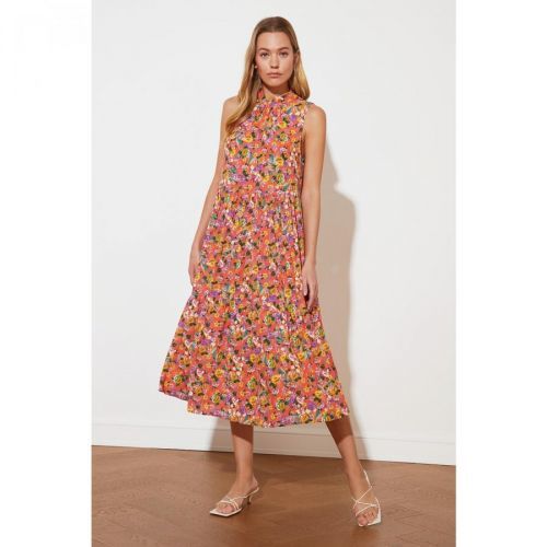 Dámské šaty Trendyol Multi-color patterned