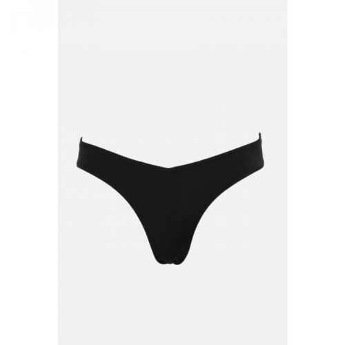 Trendyol Black V Cut Bikini Bottoms