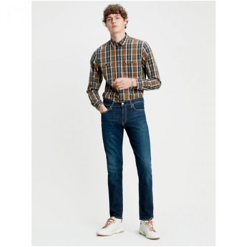 Levi's Tmavě moré pánské slim fit džíny Levi's® - Pánské