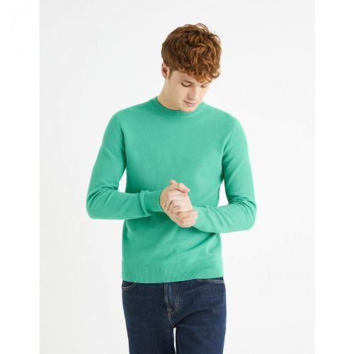 Celio Svetr Bepic s kulatým výstřihem - Pánské