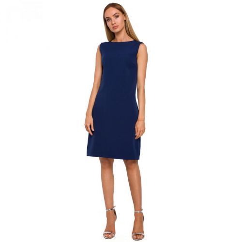 Made Of Emotion Woman's Dress M490 Navy Blue