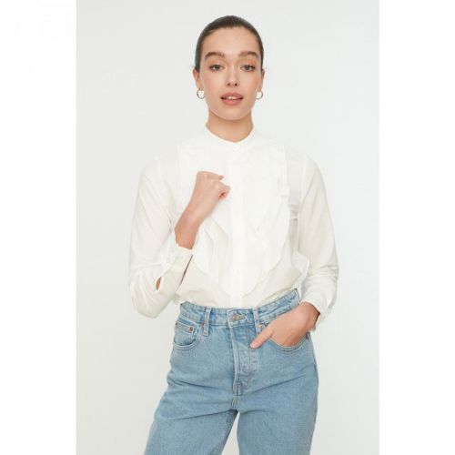 Dámská košile Trendyol Ecru