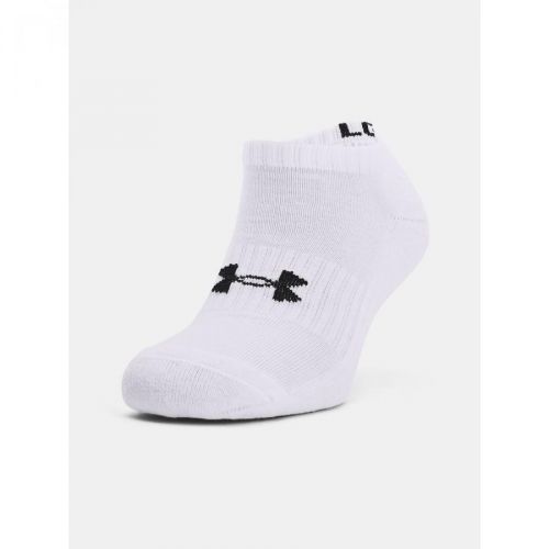 Under Armour Ponožky Core No Show 3Pk-WHT - unisex