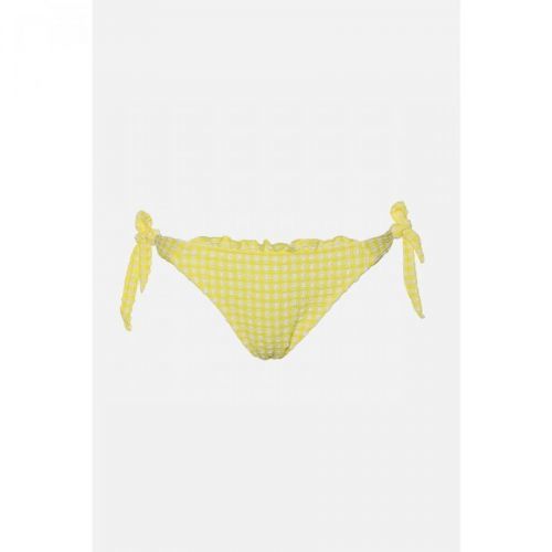 Trendyol Yellow Textured Bikini Bottoms