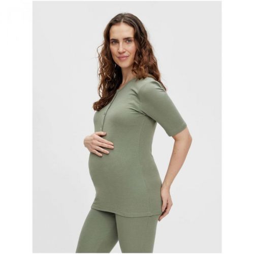 Světle zelené těhotenské tričko Mama.licious Neda - Dámské