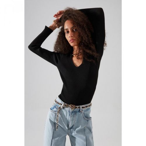 Trendyol Black Knitwear Sweater