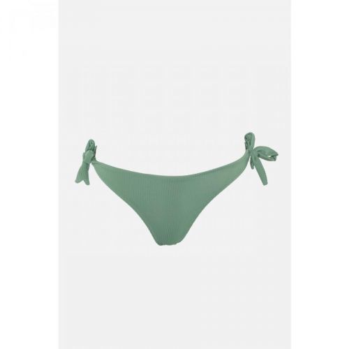 Trendyol Green Textured Fabric Tie Detailed Bikini Bottoms