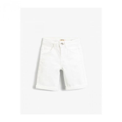 Koton Basic Denim Shorts Cotton