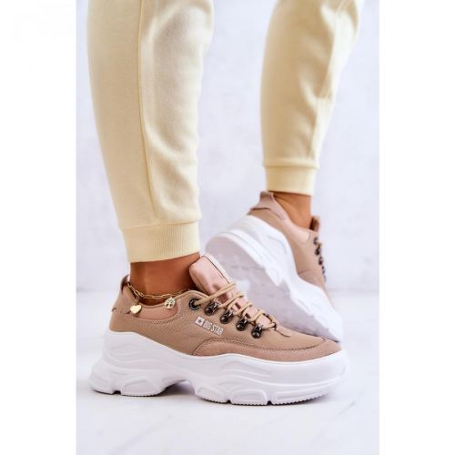 Women's Sport Shoes Sneakers Big Star JJ274A222 Beige