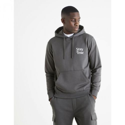 Celio Mikina s potiskem a kapucí - Pánské