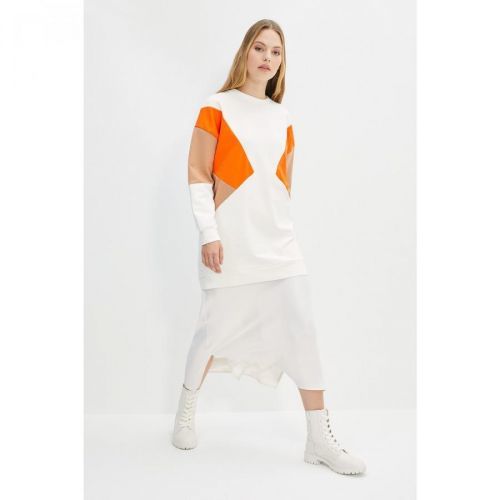 Trendyol Ecru Knitted Sweatshirt