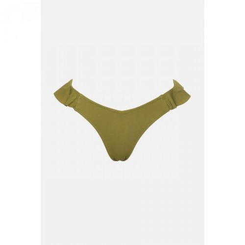 Trendyol Green Frill Detailed Bikini Bottoms