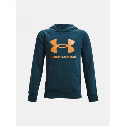 Under Armour Mikina UA RIVAL FLEECE HOODIE-BLU - Kluci