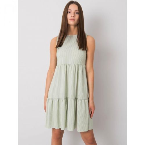 RUE PARIS Pistachio casual dress