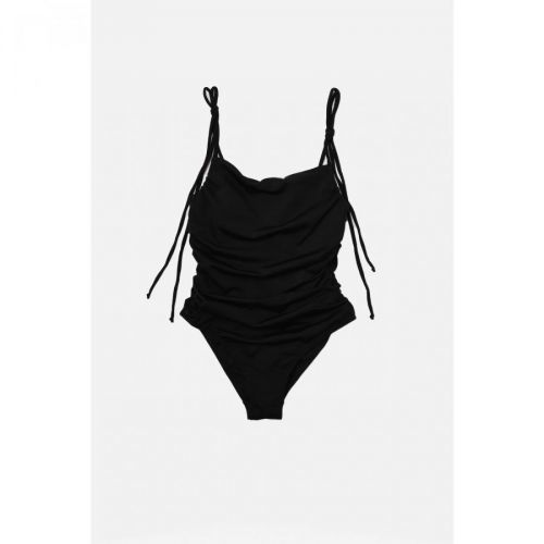 Trendyol Black Print Detailed Swimsuit