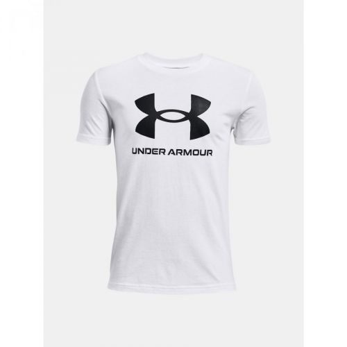 Under Armour Tričko UA Sportstyle Logo SS-WHT - Kluci