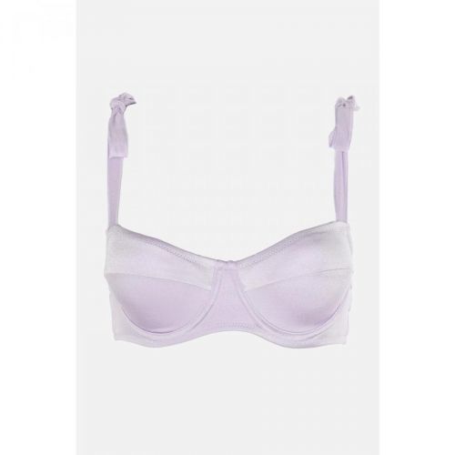 Trendyol Lilac Underwire Tie Detailed Bikini Top