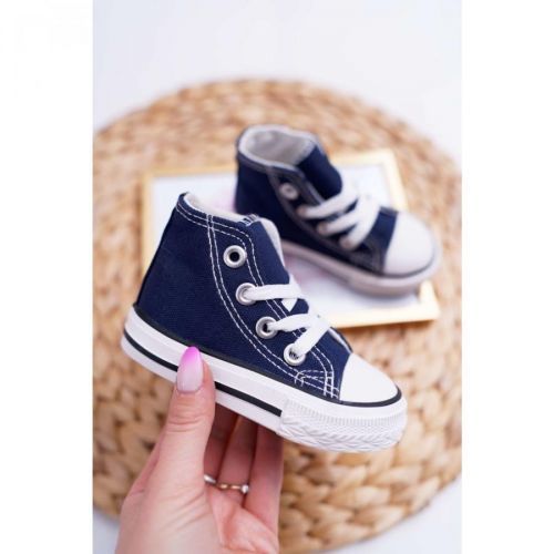 Children's Sneakers High Navy Blue Filemon