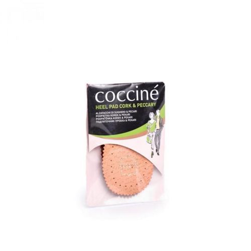 Coccine Heel Pad Corck And Leather Peccary