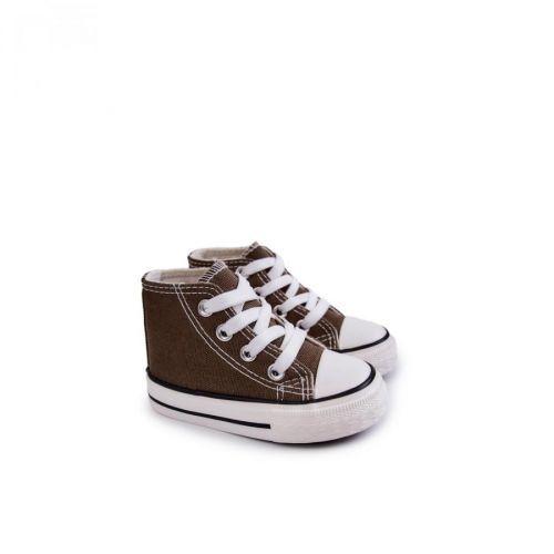 Children's High Sneakers Khaki Filemon