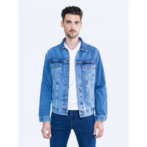 Big Star Man's Jacket Outerwear 130187  Denim-445