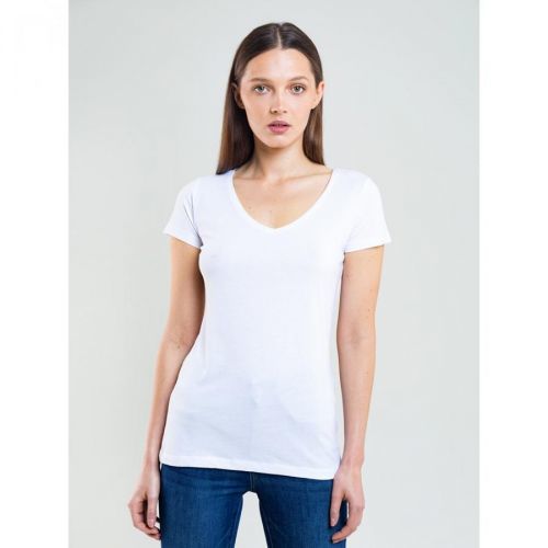 Big Star Woman's Shortsleeve V-neck T-shirt 150043 -101