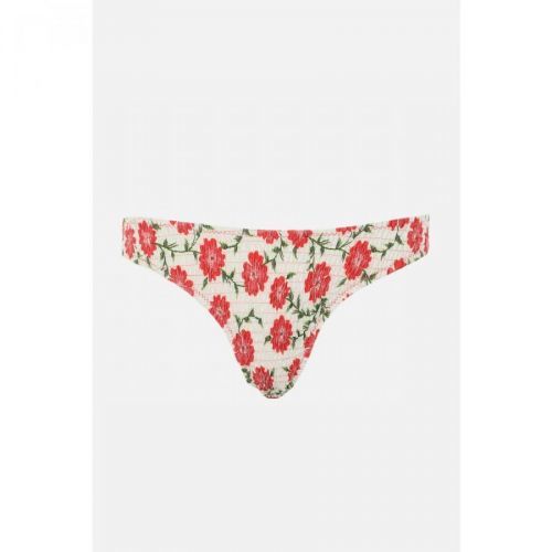 Trendyol Crispy Floral Patterned Gippie Low Waist Bikini Bottom