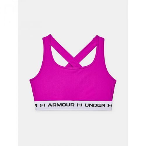Under Armour Podprsenka UA Crossback Mid Bra-PNK - Dámské