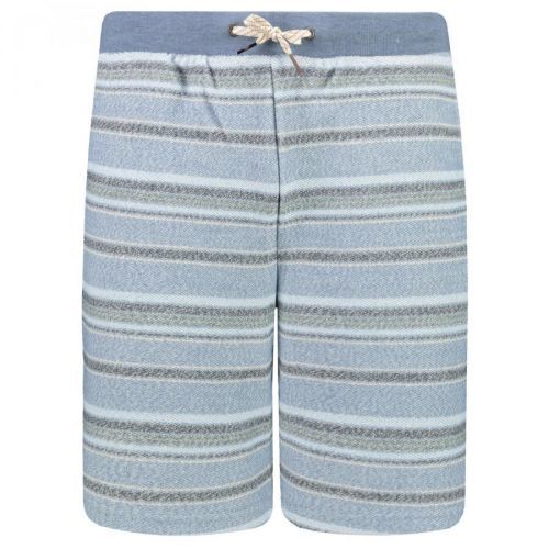 Modré pruhované teplákové kraťasy Quiksilver Quiksilver - Pánské