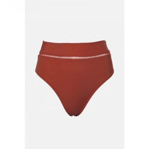 Trendyol Cinnamon Mesh Detailed Bikini Bottoms