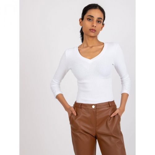 Girls' khaki cotton blouse