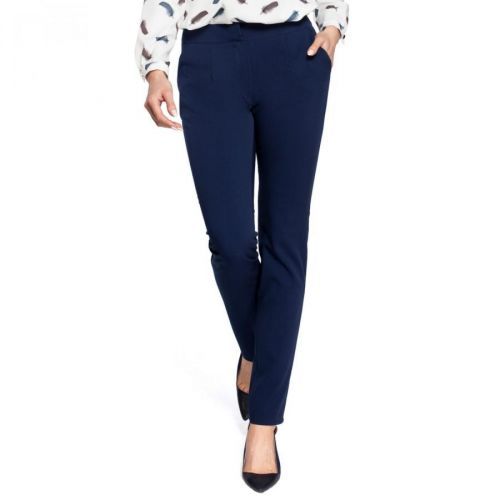 Made Of Emotion Woman's Pants M303 Navy Blue