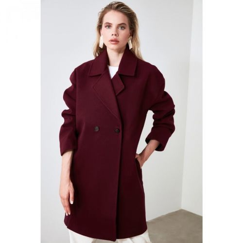 Dámský kabát Trendyol Button
