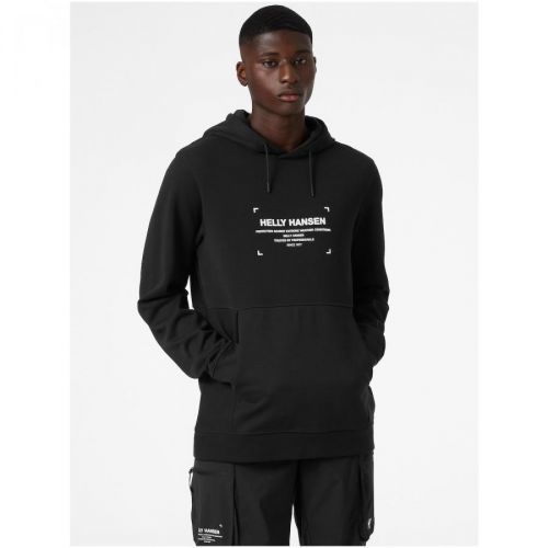 Černá pánská mikina s kapucí HELLY HANSEN - Pánské