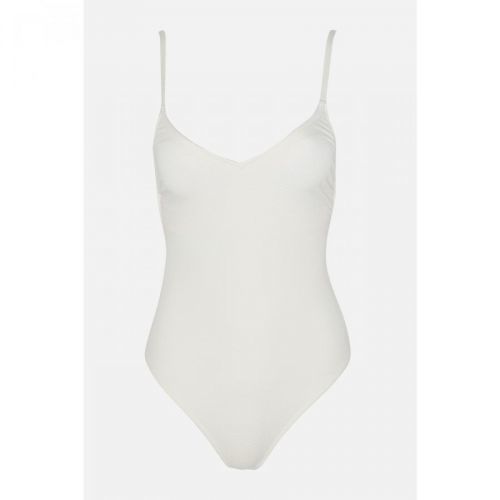 Trendyol Ecru Textured Swimsuit