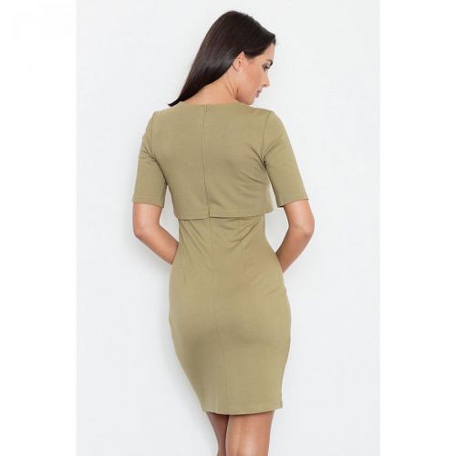 Figl Woman's Dress M446 Olive