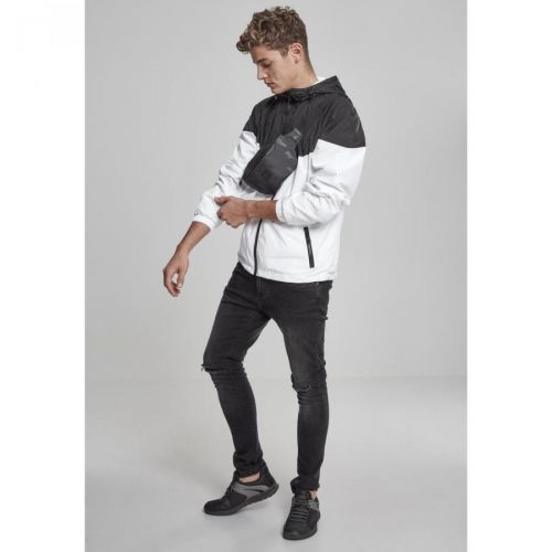 2-Tone Tech Windrunner blk/wht L