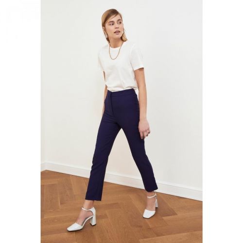 Trendyol Navy Blue Cigarette Trousers