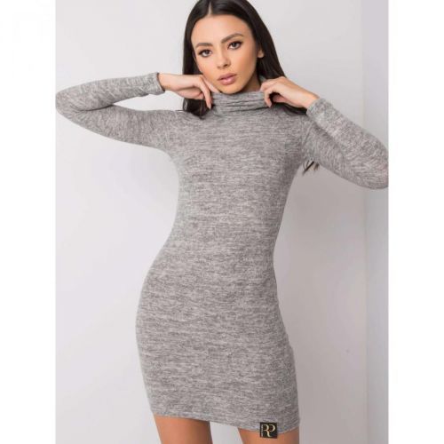 RUE PARIS Gray melange dress