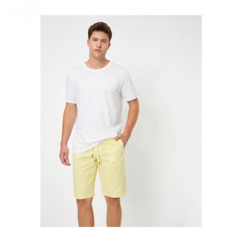 Koton Cotton Woven Bermuda Shorts