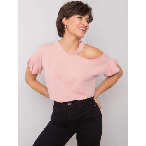 Dusty pink cotton blouse