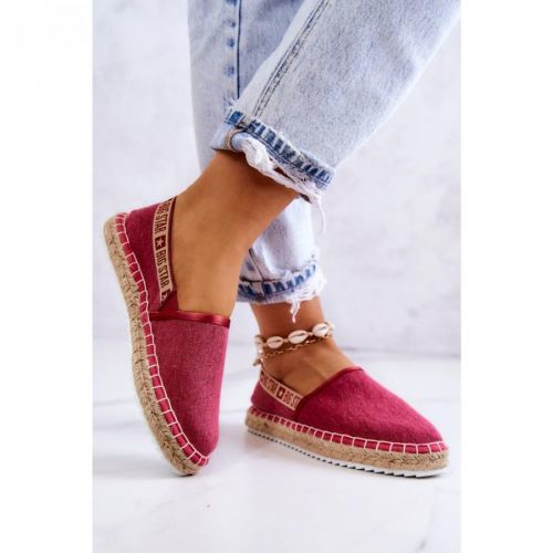 Slip-on espadrilles Big Star JJ274880 Dark pink