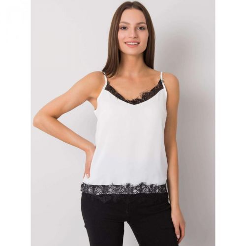 Black and white lace top