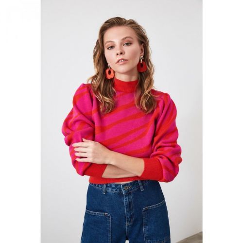 Dámský svetr Trendyol Zebra Patterned
