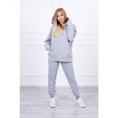 Insulated set with hoodie gray