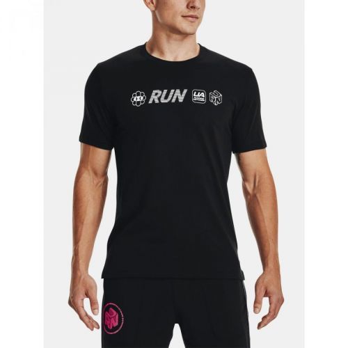 Under Armour Tričko UA Run Anywhere SS-BLK - Pánské