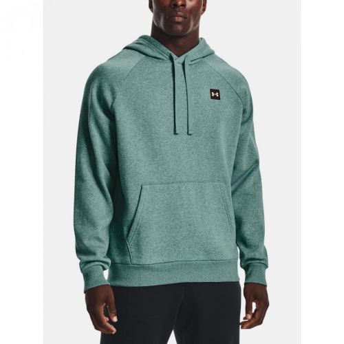 Under Armour Mikina UA Rival Fleece Hoodie-GRN - Pánské